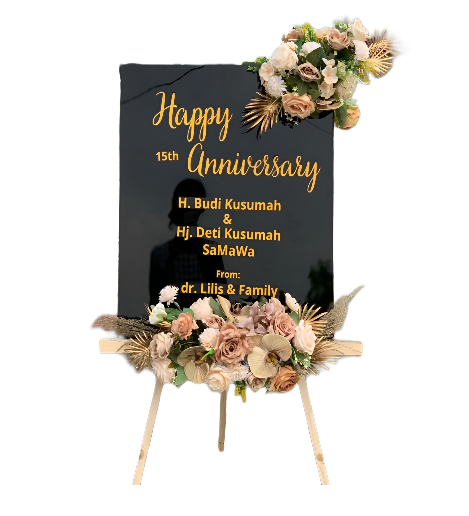 Papan Bunga Akrilik Padang Utara